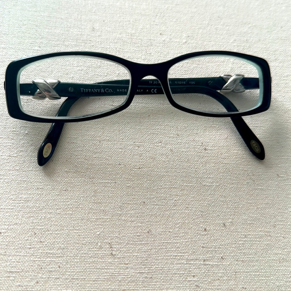 Tiffany & Co. TF2016 8055 Top Black/Blue Women’s Script Eyeglasses
